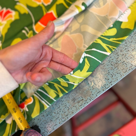 1970s Spring Green Floral - Picture 13 of 14